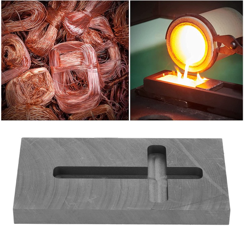 Cross Graphite Ingot Mold High Purity Prevent Corrosion Metal Casting