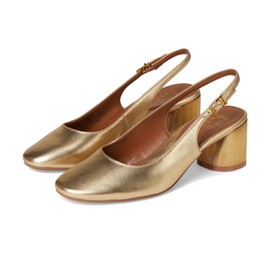 Naturalizer Women's Lane Pump, Dark Gold, 7 Wide