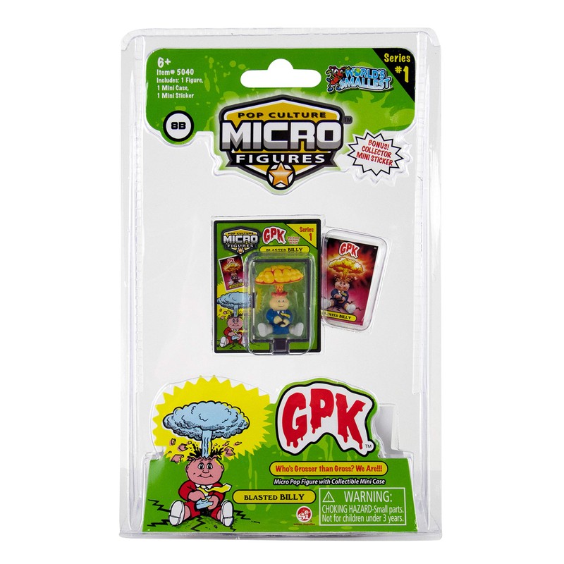 Worlds Smallest GPK (Garbage Pail Kids) Pop Culture Micro Figures,