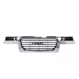 AM-Auto AM New Front Grille Chrome Shell with Black Trim Insert For 04-12 GMC Canyon