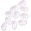 10 8cm Polystyrene Eggs for Easter Crafts & Art -
