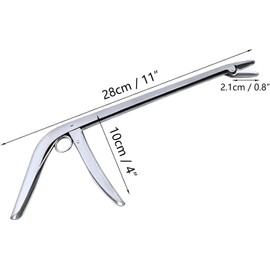 Young Wolf 2 Pcs Stainless Steel Fish Hook Remover Fishing Extractor Freshwater and Saltwater Hooker Tool for Fishing 28cm Length