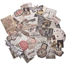 Thrift Shop Ephemera TH93114 Paquete por Tim Holtz Idea-Ology, 54 Piezas, Colores/diseños Surtidos