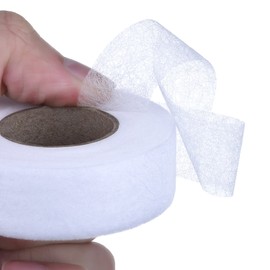 2 Pack Outus Fabric Fusing Tape Adhesive Hem Tape Iron-on Tape Each 27 Yards (3/4 Inch)