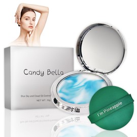 Oil Control Face Pressed Powder,Jelly Gesichts Make-up Fixierpuder,Face Make-Up Fixing Powder,Powder-Free,Delicate and Skin-Friendly,Long-Lasting Finish,Lightweight,Waterproof
