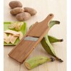 IMUSA USA Wood Plantain Slicer "Mariquitera", 13.8 x 4 x