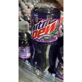 Mountain Dew  6x 20oz PURPLE THUNDER Mountain Dew Bottles Exclusive Berry Plum