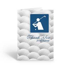 Stonehouse Collection | Golf Thank You For The Business Note Card | Golfing Note Cards | 10 Cards & Envelopes