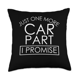 Funny Car Cars Engineer Mechanic Lovers-Gift Men Boys Teens Throw Pillow