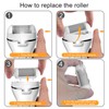 6pcs Replacement Roller Refill Heads, Pedicure Foot File Replacement Roller