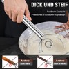 Walfos 2 pieces Danish dough whisk, premium stainless steel bread
