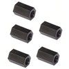 NACX M3 x 6mm Female-Female Hex Thread Nylon Spacer Standoff