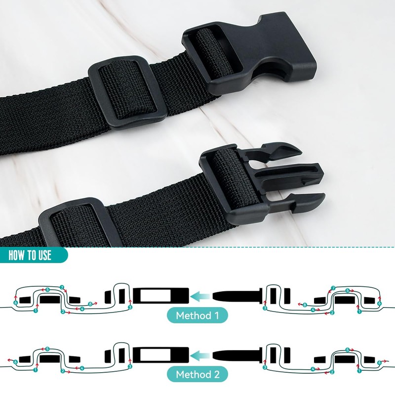 10 Set 1 inch Buckles for Straps with 20 pcs