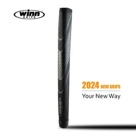 Winn 2024 New Putter Grip - Midsize Pistol Black