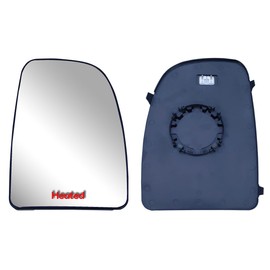 Replacement Passenger Right Side Mirror Upper Main Glass Heated with Back Plate for Ram Promaster 1500 2500 3500 from 2010 to 2023