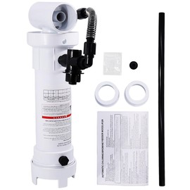 Upgraded 320 Pool Automatic Chlorine/Bromine Inline Feeder Compatible with Rainbow 320 Chlorinator, R171096 Feeder with Complete Accessories for Various Online and Offline Pools and spa Centers