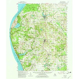 YellowMaps Hart MI topo map, 1:62500 Scale, 15 X 15 Minute, Historical, 1959, Updated 1962, 20.7 x 17.4 in - Polypropylene