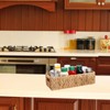 Eorbow 2 Pack Wicker Storage Baskets, Water Hyacinth Holder for