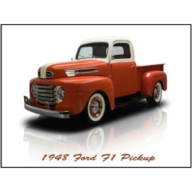 1948 Ford F1 Pickup Truck NEW Metal Sign: 12 x 16" & Free Shipping