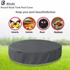 Bitubi 8 Ft Steel Round Stock Tank Pool Cover,Upgraded to