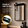 Fogless Shower Mirror for Shaving, Anti-Fog Bathroom Mirror