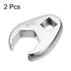 sourcing map 2pcs Drive Crowfoot Wrench 3/8" Drive 3/4" SAE