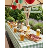 Hapring Sage Green Gingham Tablecloth 3 Pack, Waterproof & Easy