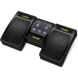 Donner Tablet Page Turner Wireless Page Turner Music Flip Pedal Hands Free (Black)