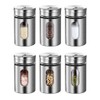 LUTAKU 3 pcs Kitchen Canister Set with Secure Lids &