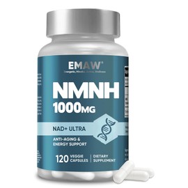 NMNH Capsules, NAD+ Booster for Cell Energy and Mental Clarity, Vitality & Focus, Pack of 120