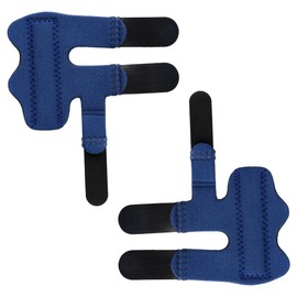 Thyonta 2 PCS Sprained Finger Fixation Strap Aluminum Finger Fracture Fixation Splint Finger Guard Splint Support Brace Breathable and Comfortable Easy to Carry