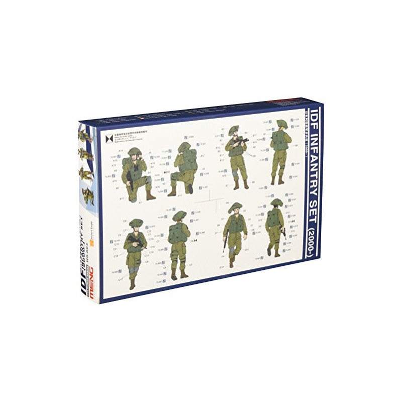 MENG "Model 1:35 IDF Infantry Set 2000" Figures (Multi-Colour)