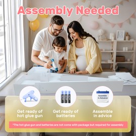 Marquee Letters for Baby Shower Decorations,4FT Baby Letters for Baby Shower, Light up Letters Gender Reveal Decorations