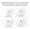 Tapetes Para Bano Antiderrapantes Absorbente Alfombrila Gris