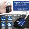 MERCURYAL Combination Lock 4 Digit Padlock - Combination Lock -