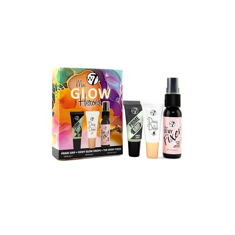 W7 Mini Glow Heroes Set - Travel Size Makeup Minis