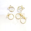100Pcs Gold Paper Clips Cute Shape Stainless Steel Multifunction Metal