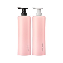 Smart Holder Set, Shampoo & Conditioner, Pink (Design No.141), *Kao Shampoo/Conditioner Refill (Easy Eco Pack), Sold Separately, 1 Pair B: Pink