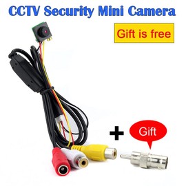 CCTV Micro Camera HD 1000TVL 3.6mm 90degree Small Portable Wired Camera Mini Small Surveillance Camera 12x12mm(DST-CM12p1)