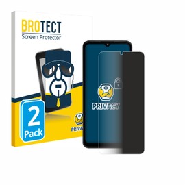 BROTECT (2 Stück Anti-Spy Blickschutzfolie für HMD Aura 2 Privacy Screen Protector [Displayschutz-Folie, Sichtschutz, Blaulichtfilter]