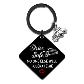 YINSSA Drive Safe Keychains for Him Gifts for Him Boyfriend Husband Men Couples Gift Ideas Anniversary Valentines Day Christmas Birthday Gifts for Boyfriend Husband Mens Stocking Stuffers 2024