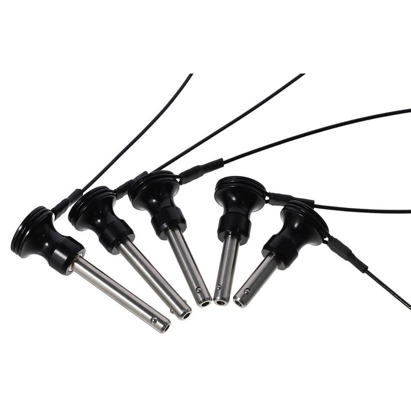 Fudeshe Round Head Quick Release Pins,Stainless Steel Durable Diameter 6mm