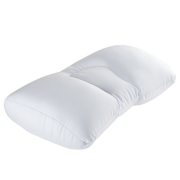 Remedy, White Microbead Pillow for Sleeping and Travel ,White, 1 Count (Pack of 1)