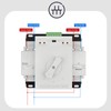 KERWINN Dual Power Automatic Transfer Switch 110V 63A Outdoor Generator
