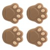 12 Pcs Corner Protector Cat Paw Shape Silicone Material 3.8x3.8x1.9cm