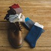 100% Cotton Crew Socks for Men,Mens Cotton Knitted Plain Socks