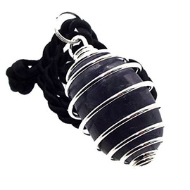 Angelleesa Designs Ltd Iolite Gemstone Spiral Pendant