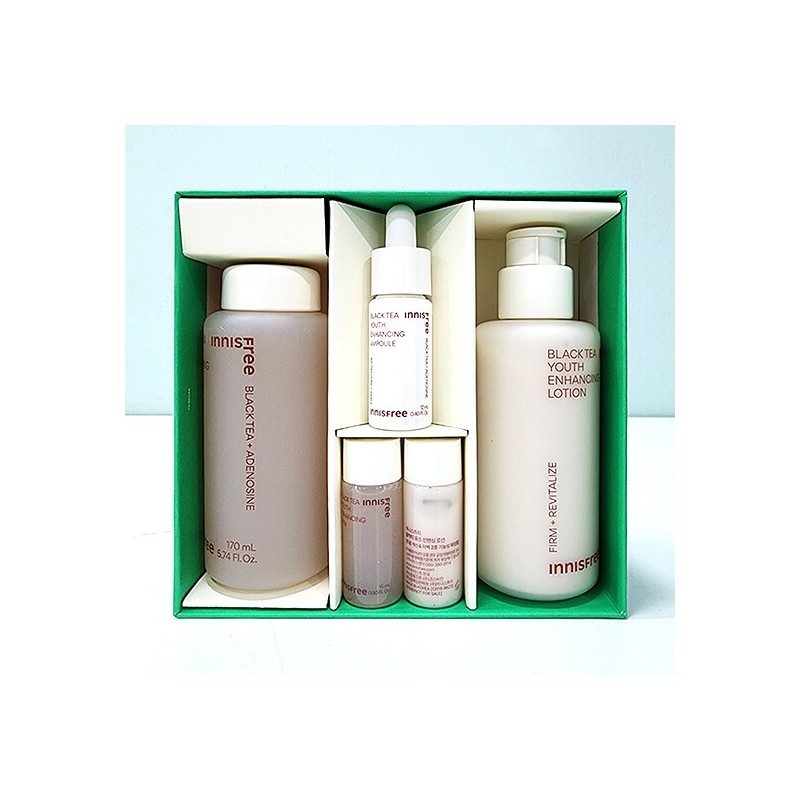 Innisfree Black Tea Youth Enhancing 2-piece Set (New) / 이니스프리