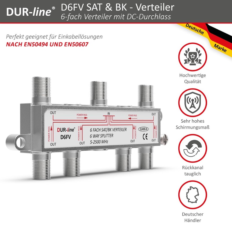 DUR-Line DFV SAT/BK Splitter