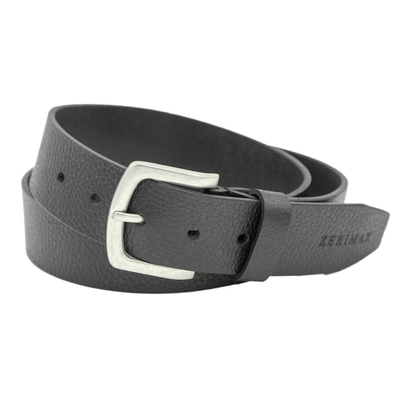 Zerimar Men's Cowhide Leather Belt - 39mm Width - Men's